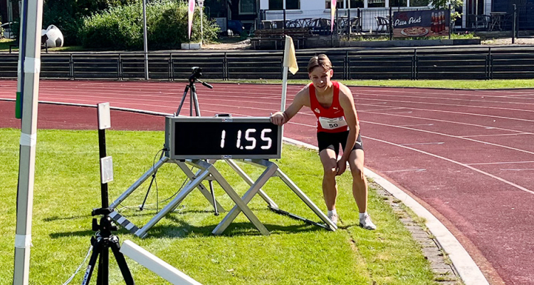 Ole Wörmann läuft 100 Meter-Kreisrekord!